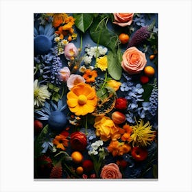 Kitchen Flowers 4 Canvas Print