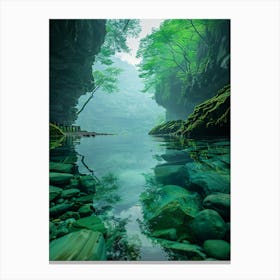 Chinese Waterfall 1 Canvas Print