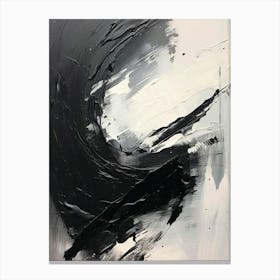 Black Art Painting 3 Canvas Print