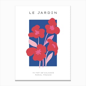 Le Jardin Canvas Print