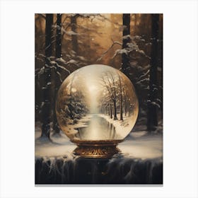 Snow Globe Canvas Print