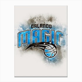 Orlando Magic Paint Canvas Print