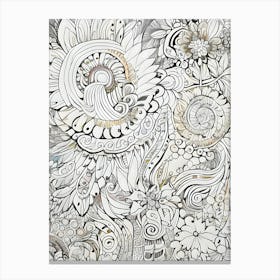 Doodles -Reimagined Canvas Print