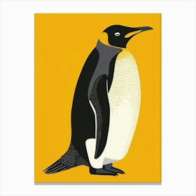 Yellow Emperor Penguin 2 Canvas Print