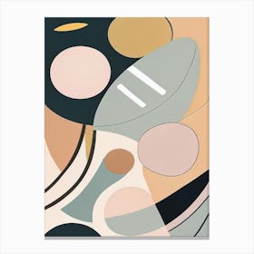 Orbit Musted Pastels Space Canvas Print