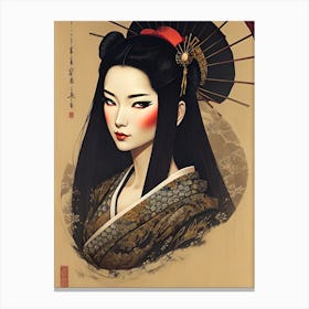Geisha 39 Canvas Print