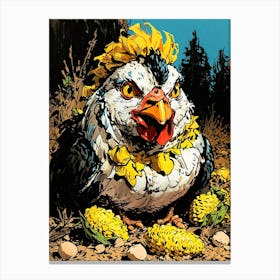 Hen Of The Woods 1 Canvas Print