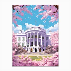 The White House Washington, Dc Canvas Print