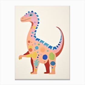 Nursery Dinosaur Art Camarasaurus 2 Canvas Print