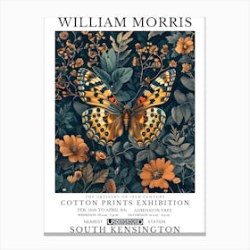 William Morris Exhibition Insects Series 18 Canvas Print