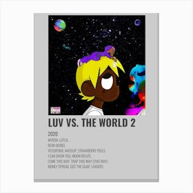 LUV VS. THE WORLD 2 2020 Poster 1 Canvas Print