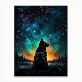 The Dog From The Movie Man On The Moon In The Galaxy Canvas Print