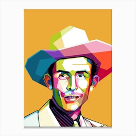 Hank William Wpap Canvas Print