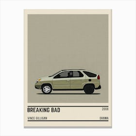 Breaking Bad Car Tv Series Canvas Print