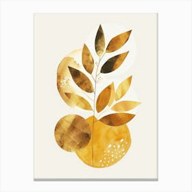 Gold Leaf 24 Canvas Print