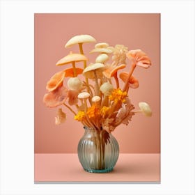 Mushroom Bouquet Still Life 2 Canvas Print