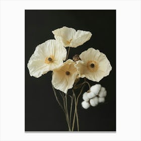 White Flower Poster 3 Toile