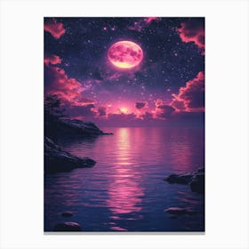 Full Moon In The Sky 13 Canvas Print