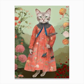 Gucci Fashionista Cats 4 Canvas Print