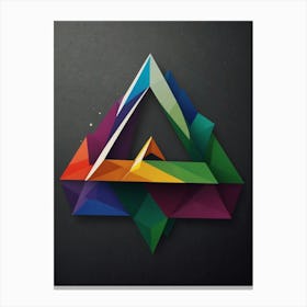 Geometric Triangle Canvas Print