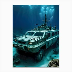 USO: A Very Very Strange Sea-Reimagined 21 Canvas Print