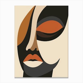 African Face 1 Canvas Print