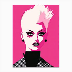 Barbenheimer girl minimalism Canvas Print