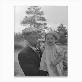 Untitled Photo, Possibly Related To Mr Bill Stagg Putting Container Of Food Which Was Left From Dinner At The Canvas Print