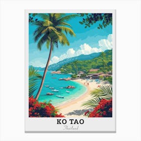 Ko Tao Travel 1 Canvas Print