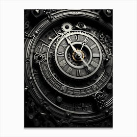 Clock Wallpaper 6 Canvas Print