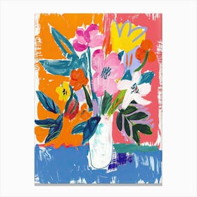 Botanical Fusion Matisse Style Stampe su tela