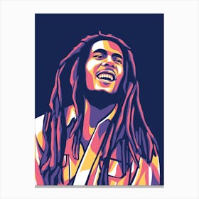 Bob Marley Pop Art Canvas Print