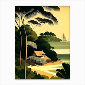 Ilha Do Mel Brazil Rousseau Inspired Tropical Destination Canvas Print