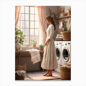 Laundry Room 8 Canvas Print