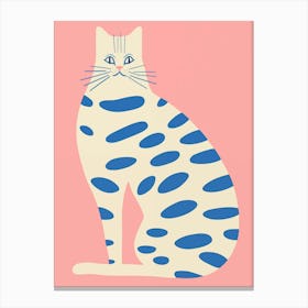 Artsy Cat Lover Canvas Print