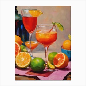 Oranges And Limes Canvas Print