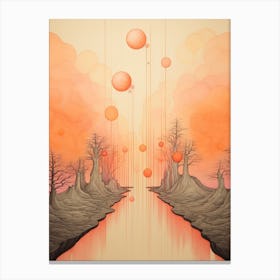 Linear Progression Abstract 6 Canvas Print