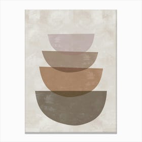 Stacked Bowls Canvas Print