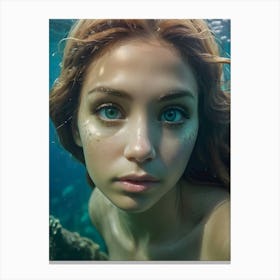 Mermaid -Reimagined 1 Canvas Print