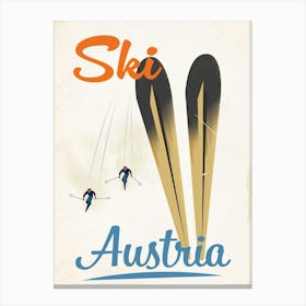 Ski Austria Canvas Print