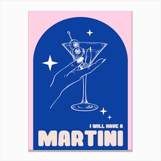 Martini Canvas Print