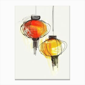 Chinese Lanterns Canvas Print