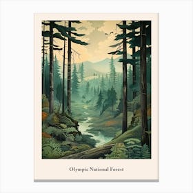 Olympic National Forest Canvas Print