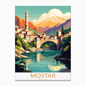 Mostar Bosnia Canvas Print