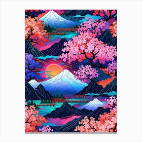 Japanese Landscape 2 Canvas Print