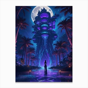 Teleport To Theunknown world Canvas Print