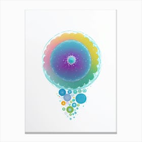 Rainbow Bubbles Canvas Print