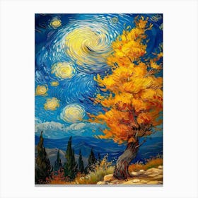 Starry Night 1 Canvas Print