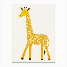 Yellow Giraffe 3 Canvas Print