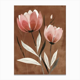 Pink Tulips Canvas Print 1 Canvas Print